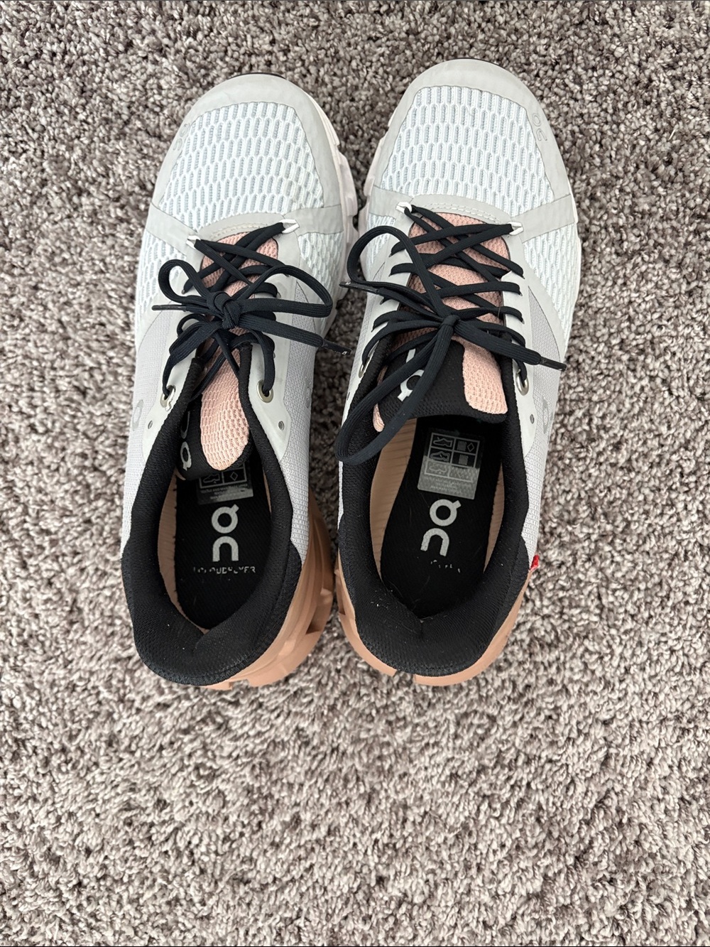 On Running Women’s Sneakers in Light Gray, Black & Brown - Picture 4 of 6